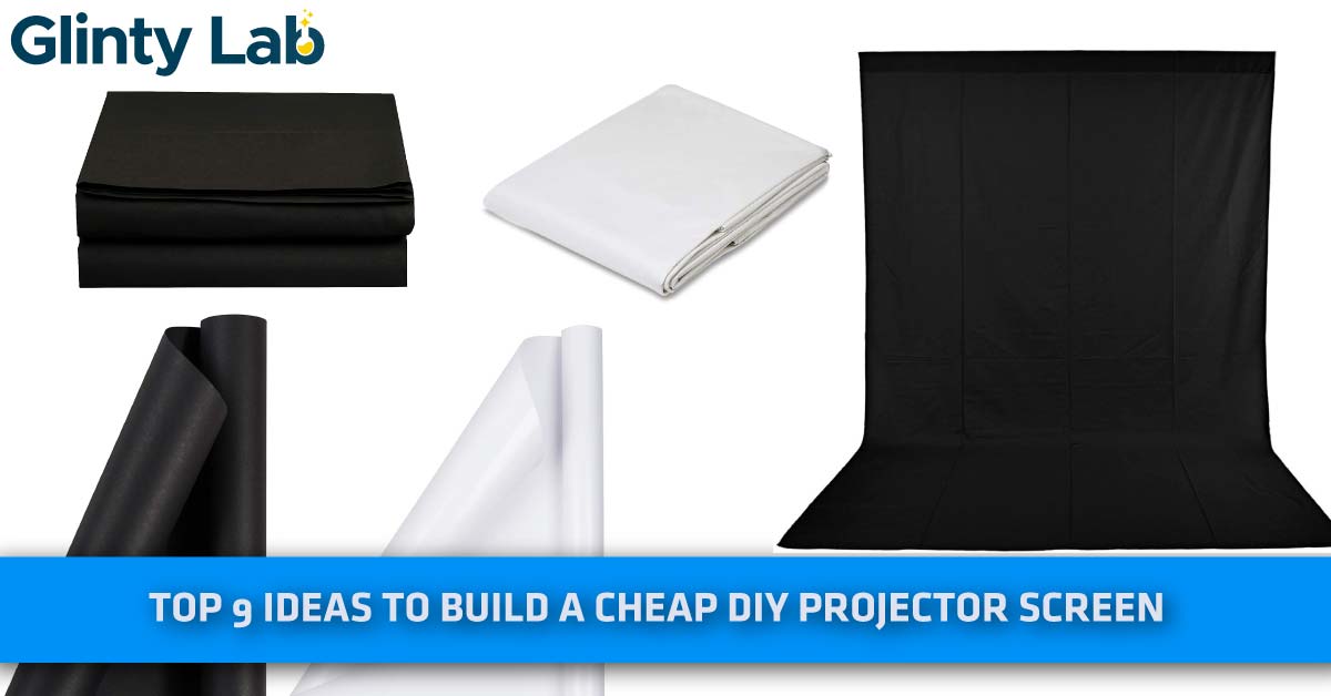 Top 9 Ideas To Build A Cheap DIY Projector Screen Easy Steps   DIY Projector Screen 